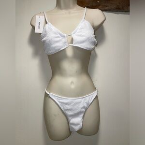 NWT white bikini
Size L